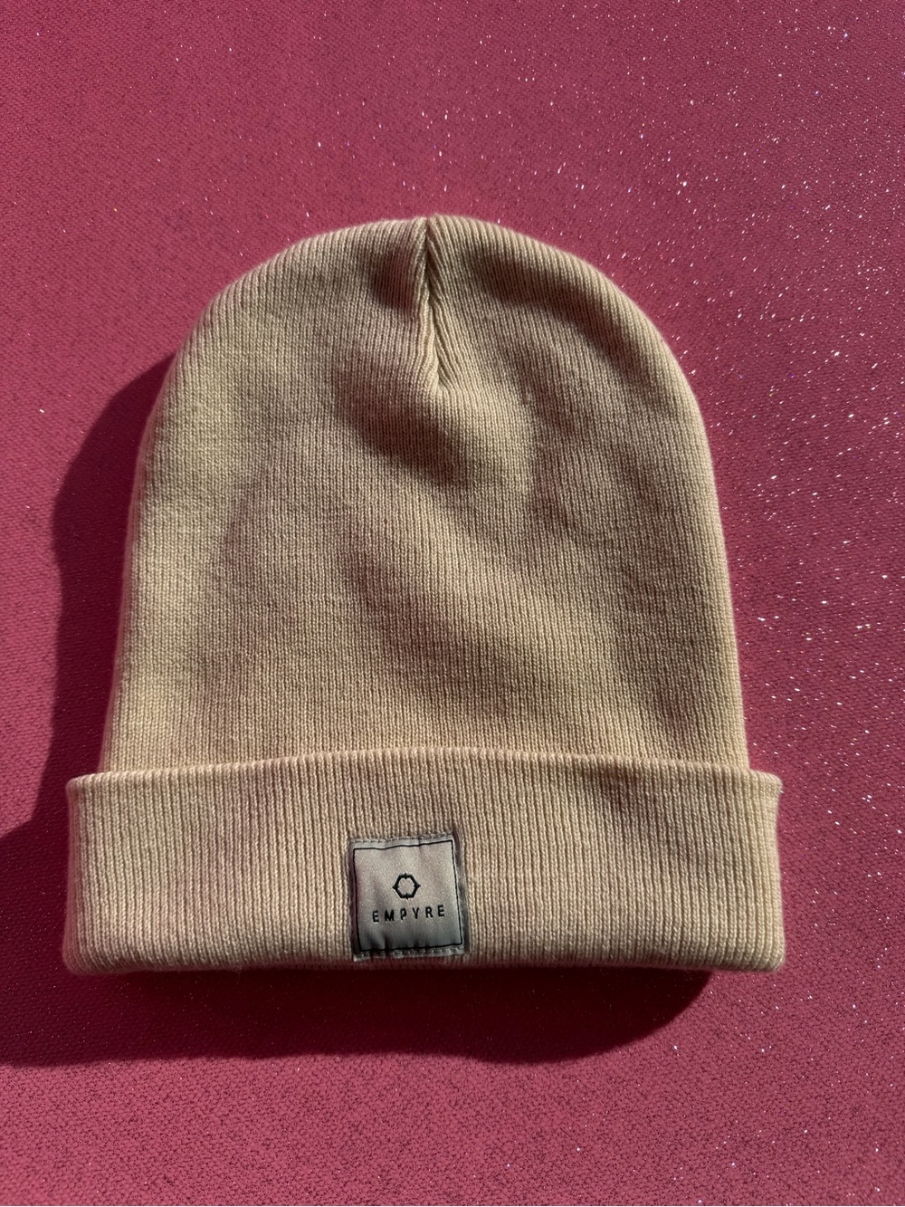 Empyre Kids Tan Cuffed Beanie Hat